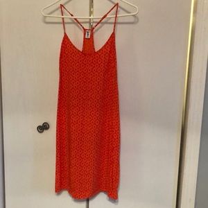 Orange summer dress